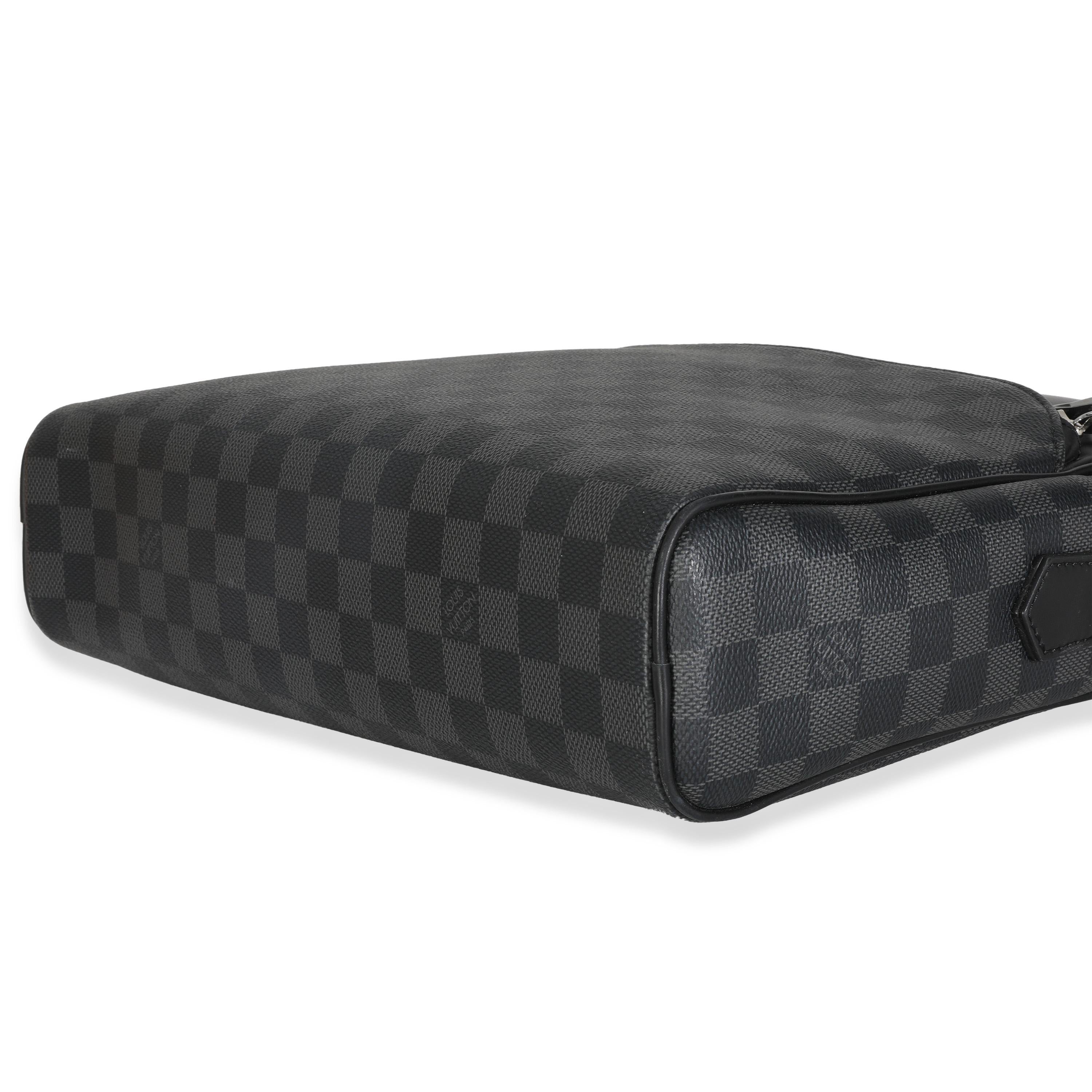 da uomo o donna Louis Vuitton Damier Tela Grafite Dayton PM in vendita