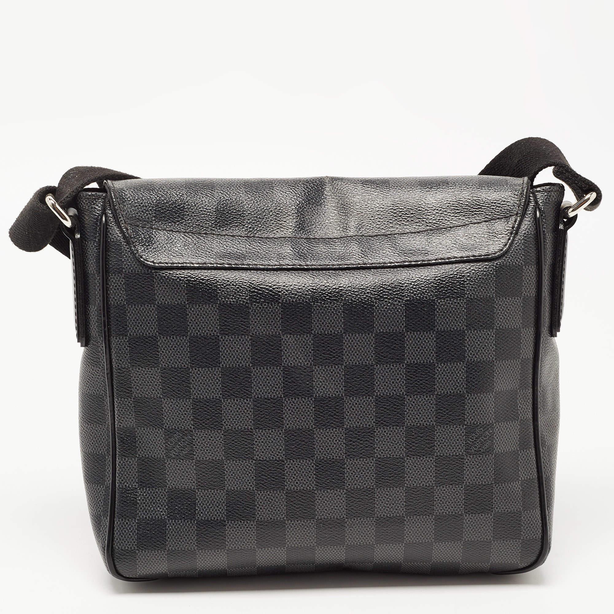 Louis Vuitton Damier Graphite Canvas District PM Bag 8