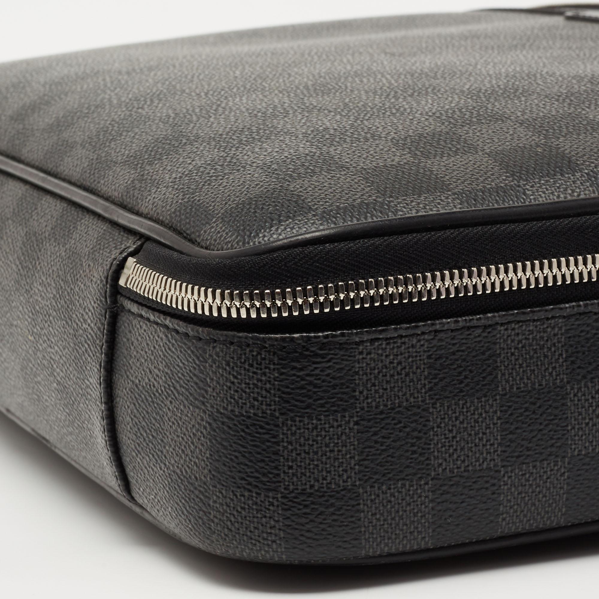 Louis Vuitton Damier Graphite Canvas Graffit Steve Briefcase 2