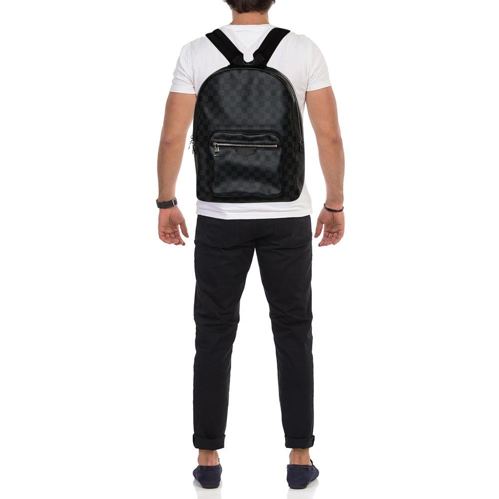 Black Louis Vuitton Damier Graphite Canvas Josh Backpack