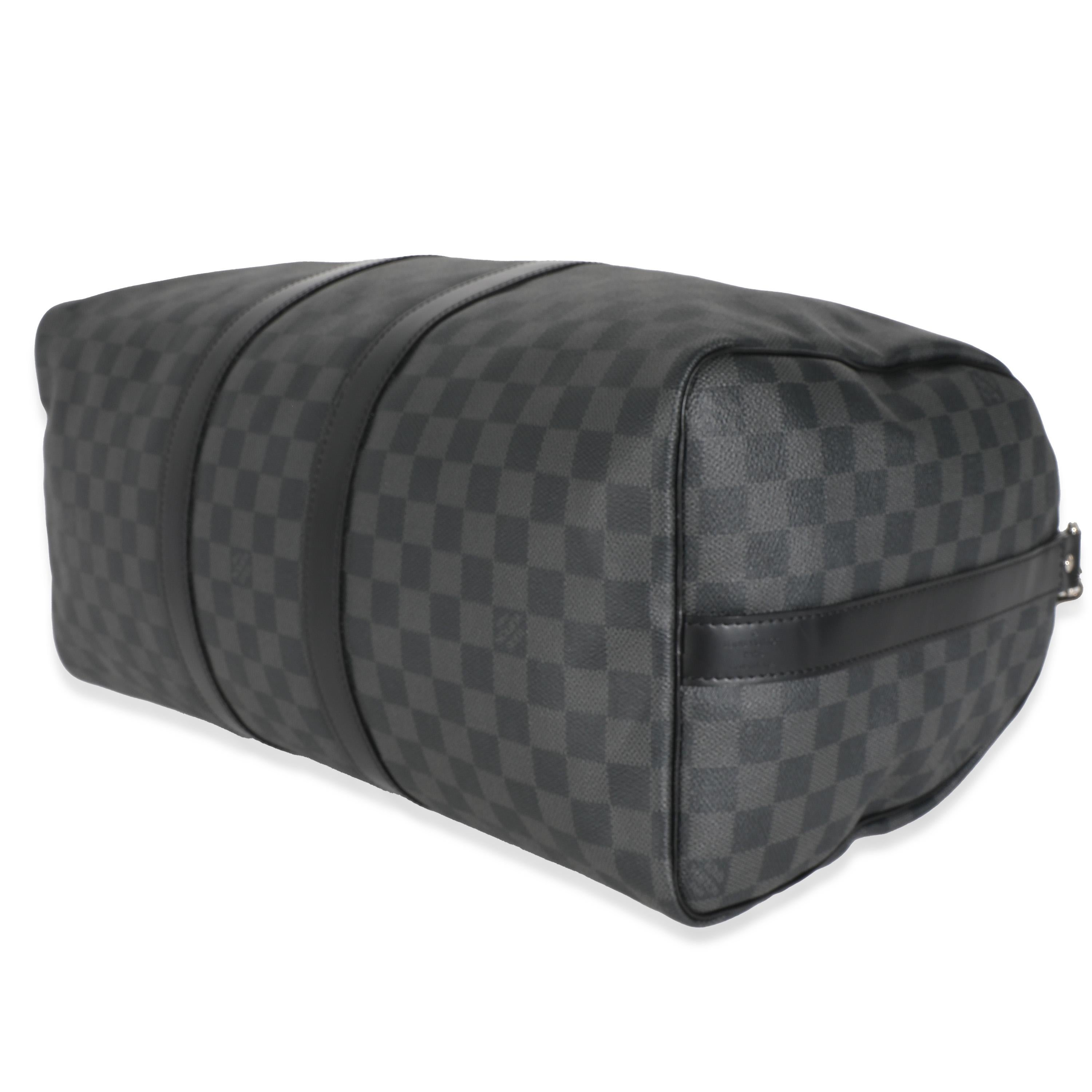 Louis Vuitton Damier Lienzo Grafito Keepall Bandolera 45 1