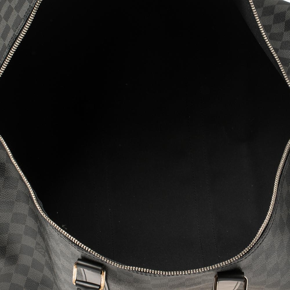 Louis Vuitton Damier Graphite Canvas Keepall Bandouliere 55 Bag 6