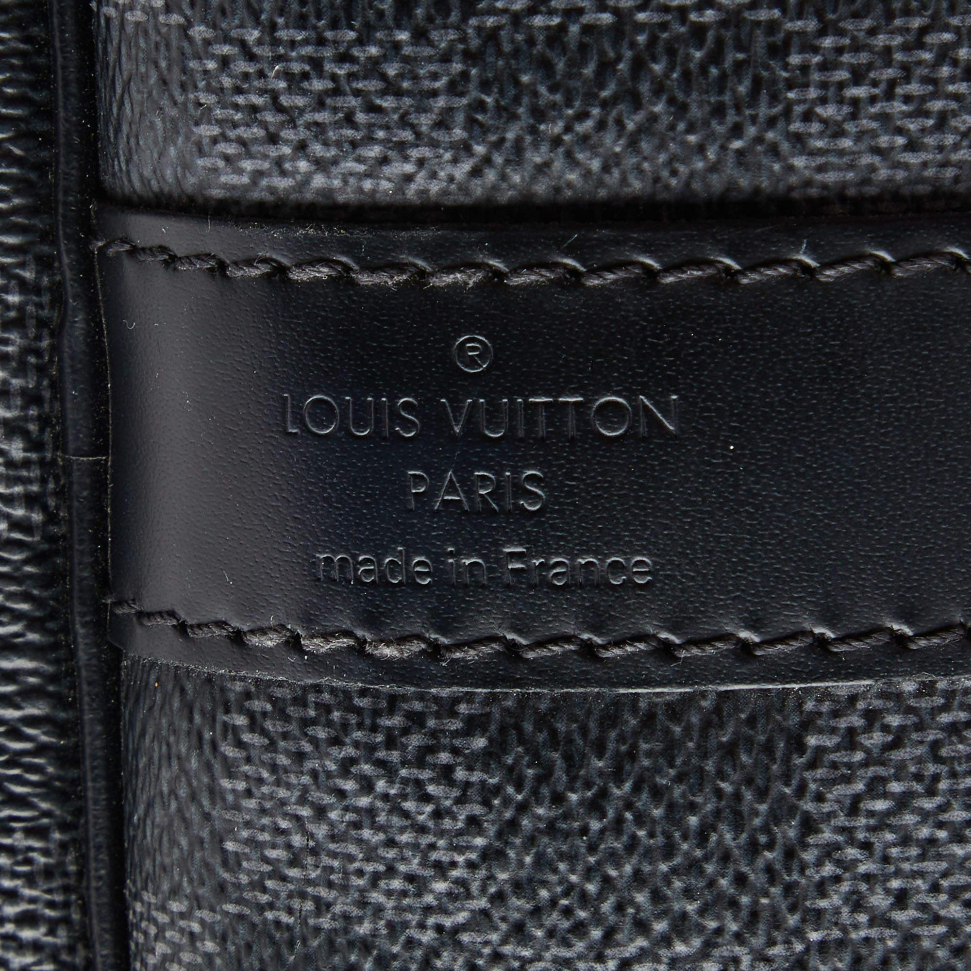 Louis Vuitton Damier Graphite Canvas Keepall Bandouliere 55 Bag 7