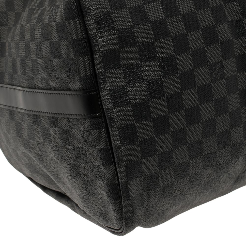 Louis Vuitton Damier Graphite Canvas Keepall Bandouliere 55 Bag 3