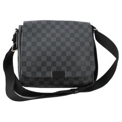 Louis Vuitton District Messenger Damier Graphite Alps PM in Coated Canvas  with Silver-tone - US