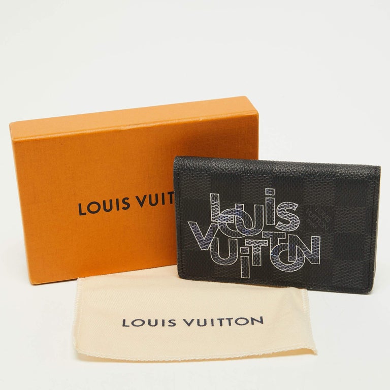 Louis Vuitton N64012 Pocket Organizer Damier Graphite Canvas