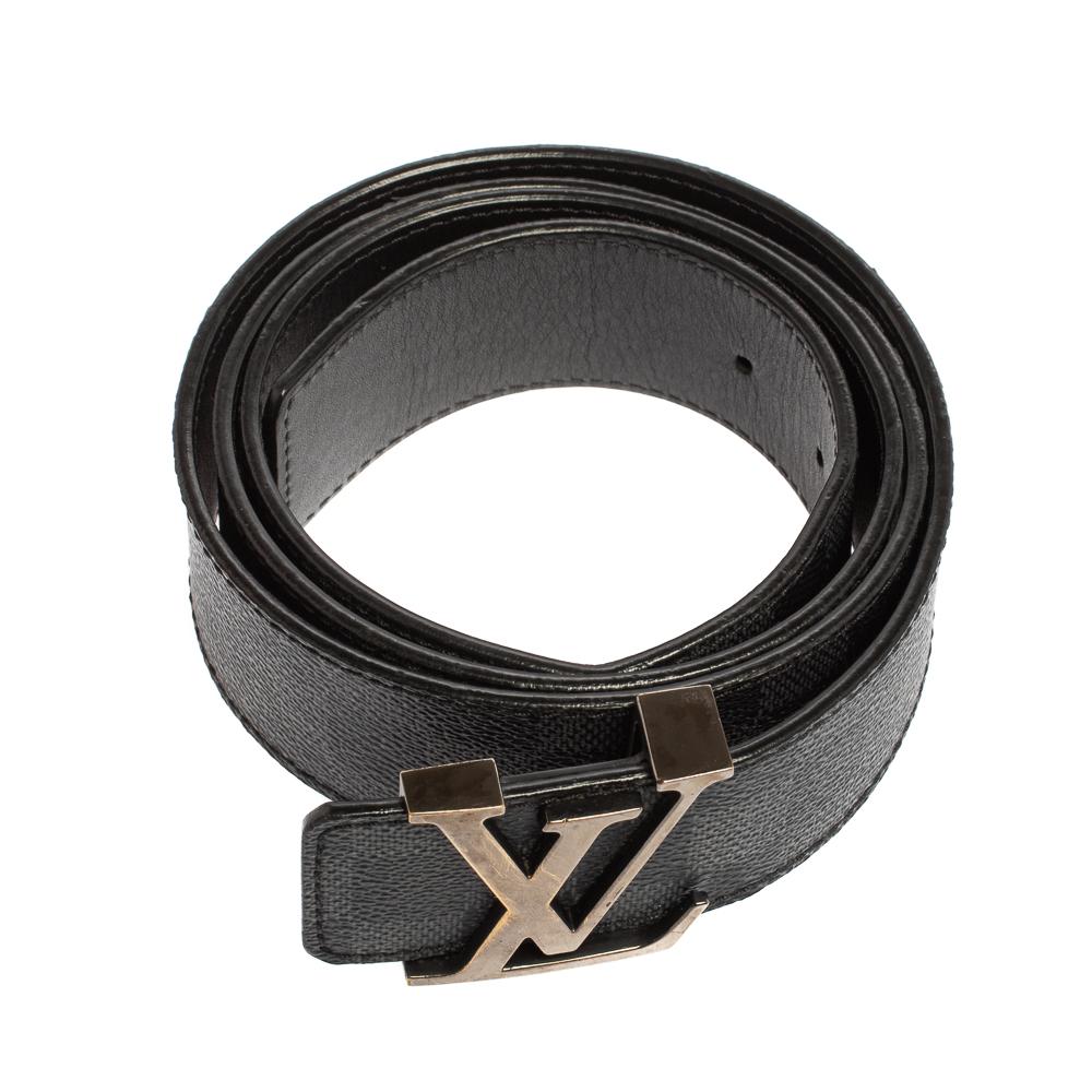 lv damier graphite belt