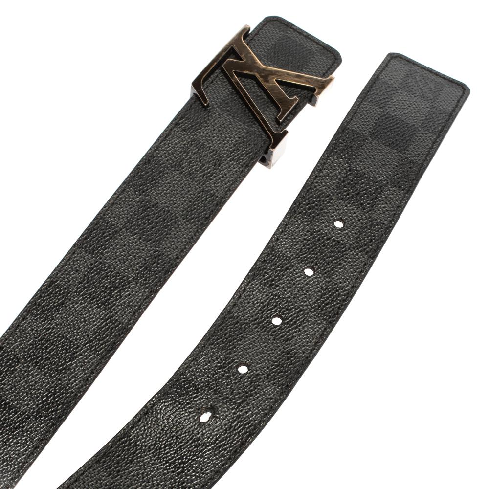 louis vuitton damier graphite belt