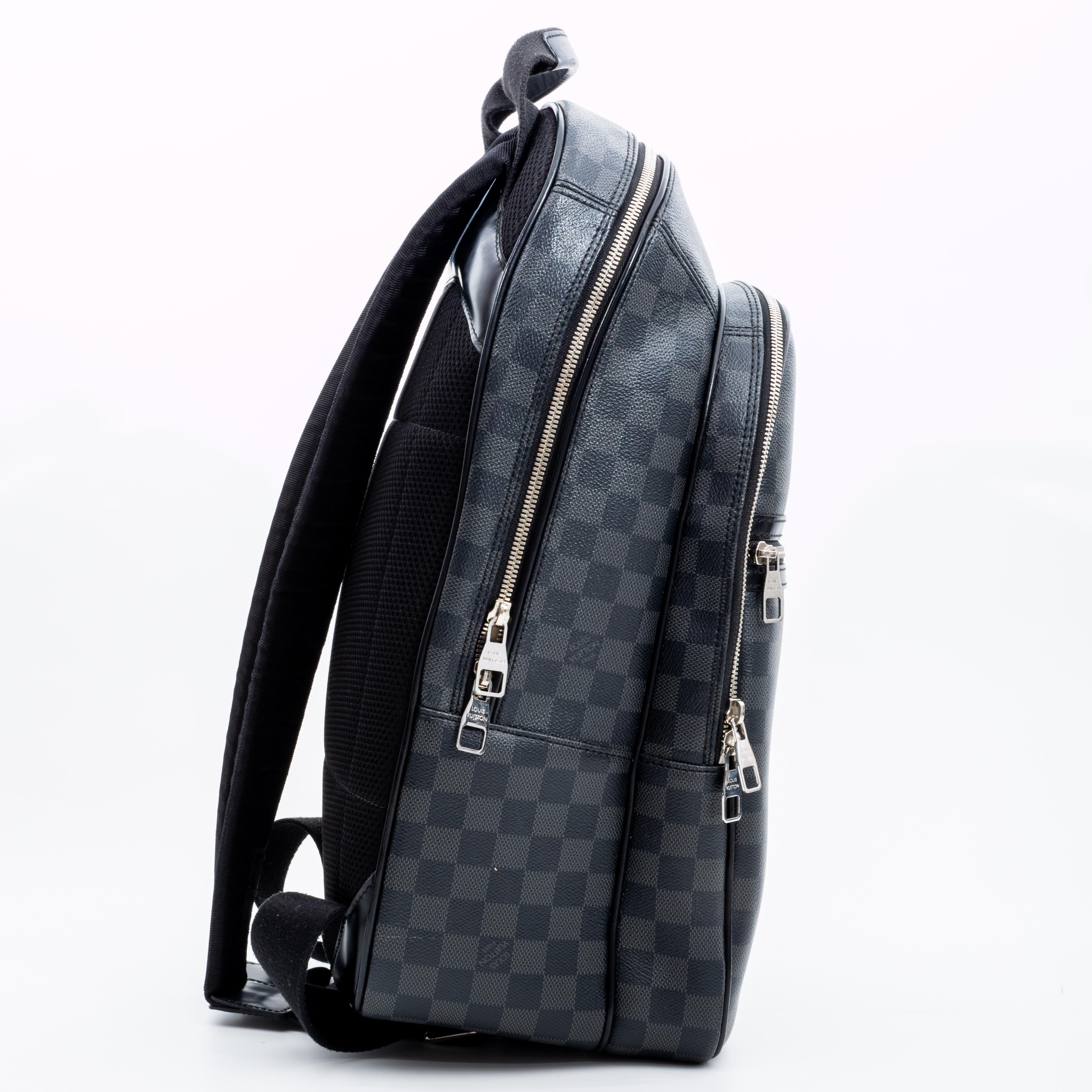 Black Louis Vuitton Damier Graphite Canvas Michael Backpack (2018)