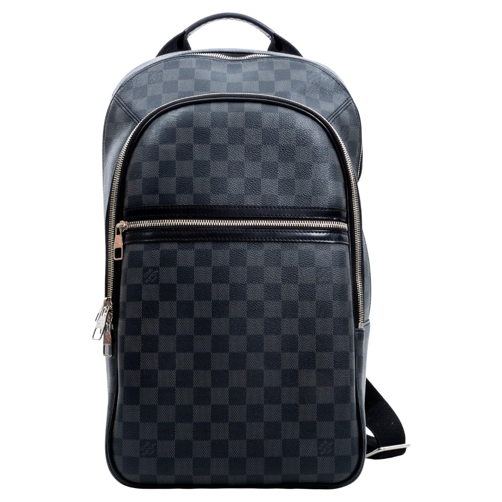 Louis Vuitton Damier Graphite Canvas Michael Backpack (2018) at 1stDibs