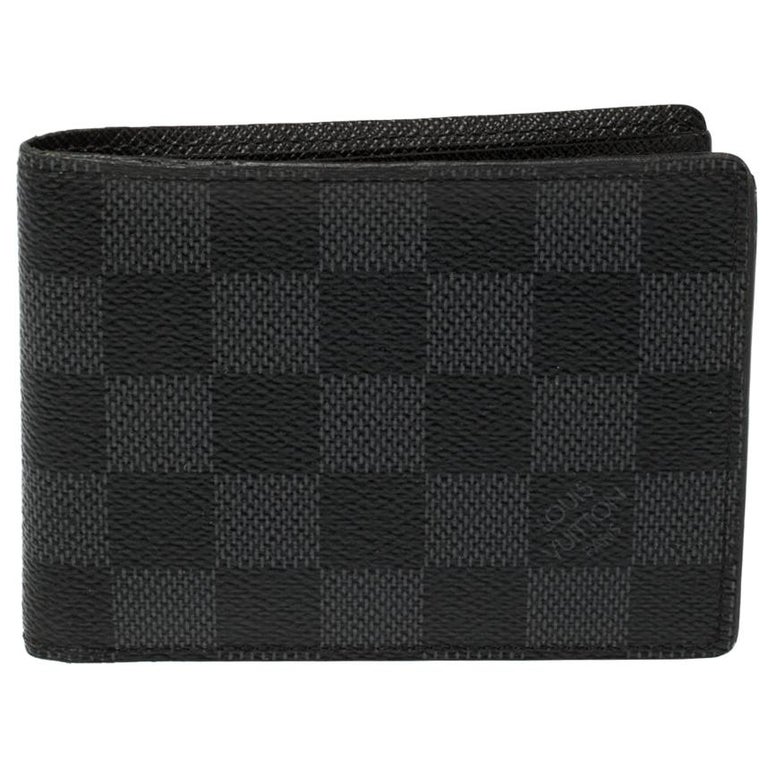 Louis Vuitton Damier Graphite Canvas Multiple Bifold Wallet at 1stDibs