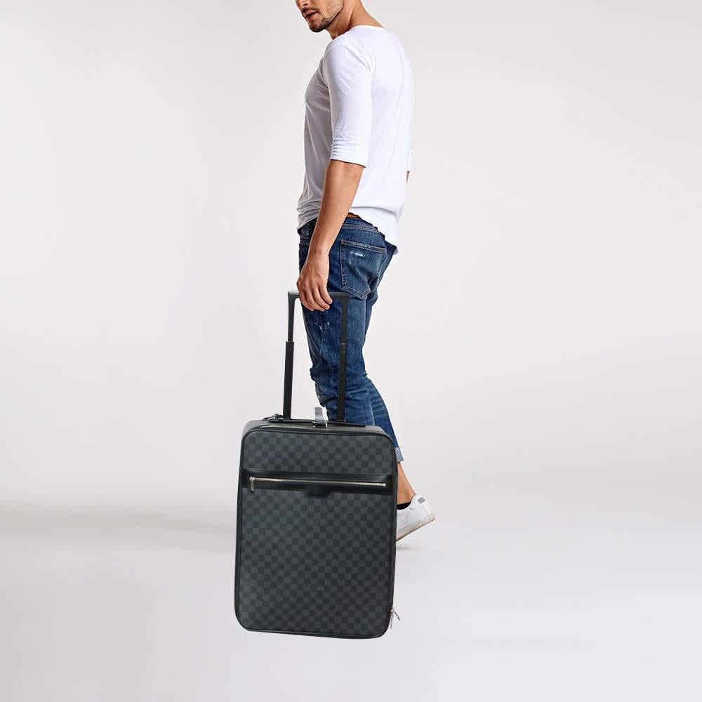 Louis Vuitton Damier Graphite Canvas Pegase 55 Luggage 3