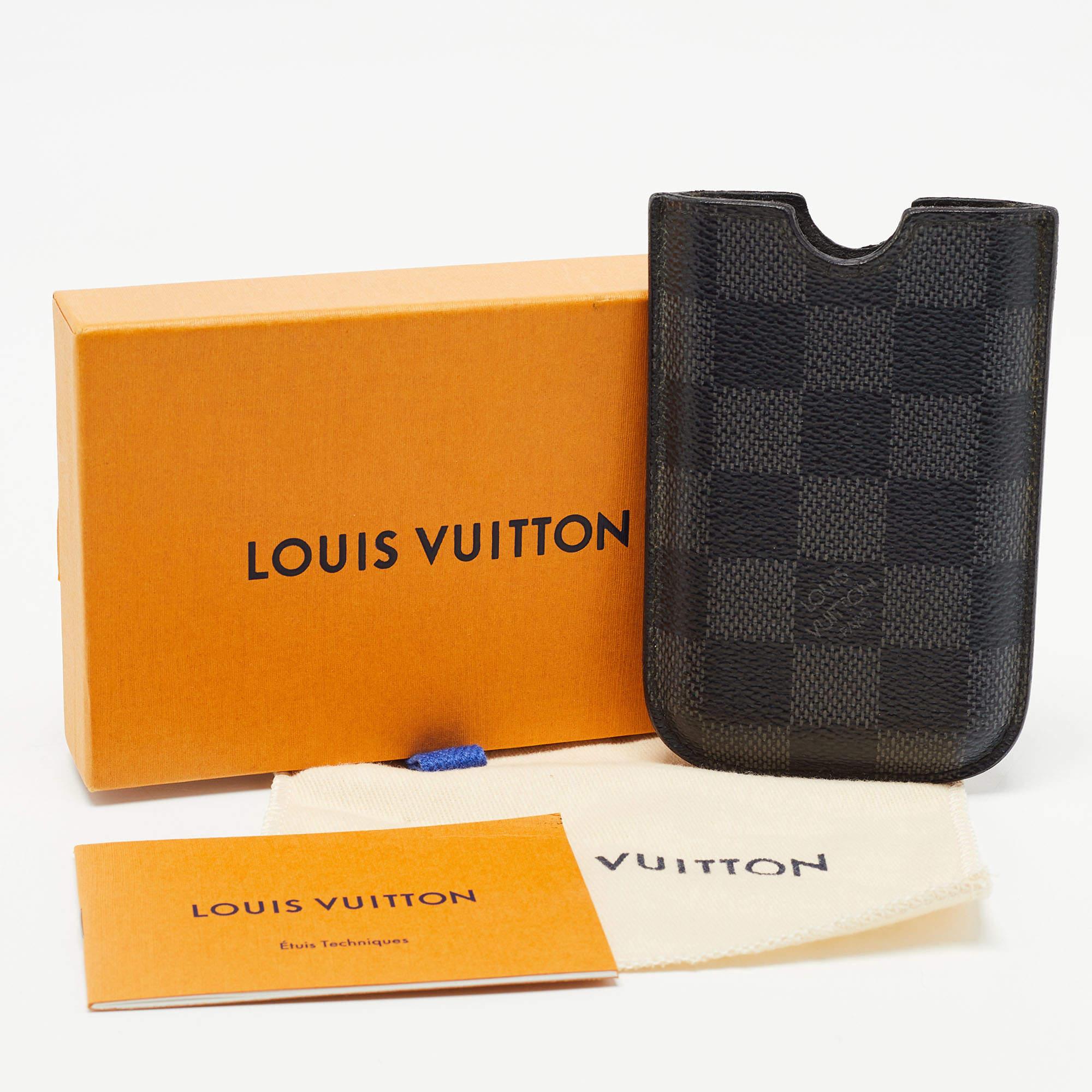 Men's Louis Vuitton Damier Graphite Canvas Phone Case For Sale
