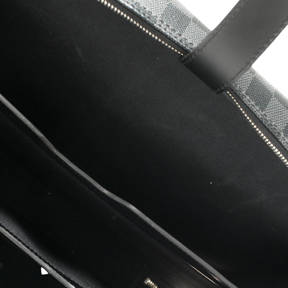Louis Vuitton Damier Graphite Canvas Pilot Case Luggage 6