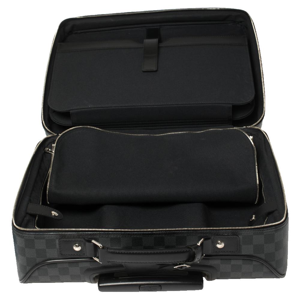 Louis Vuitton Damier Graphite Canvas Pilot Case Luggage 7