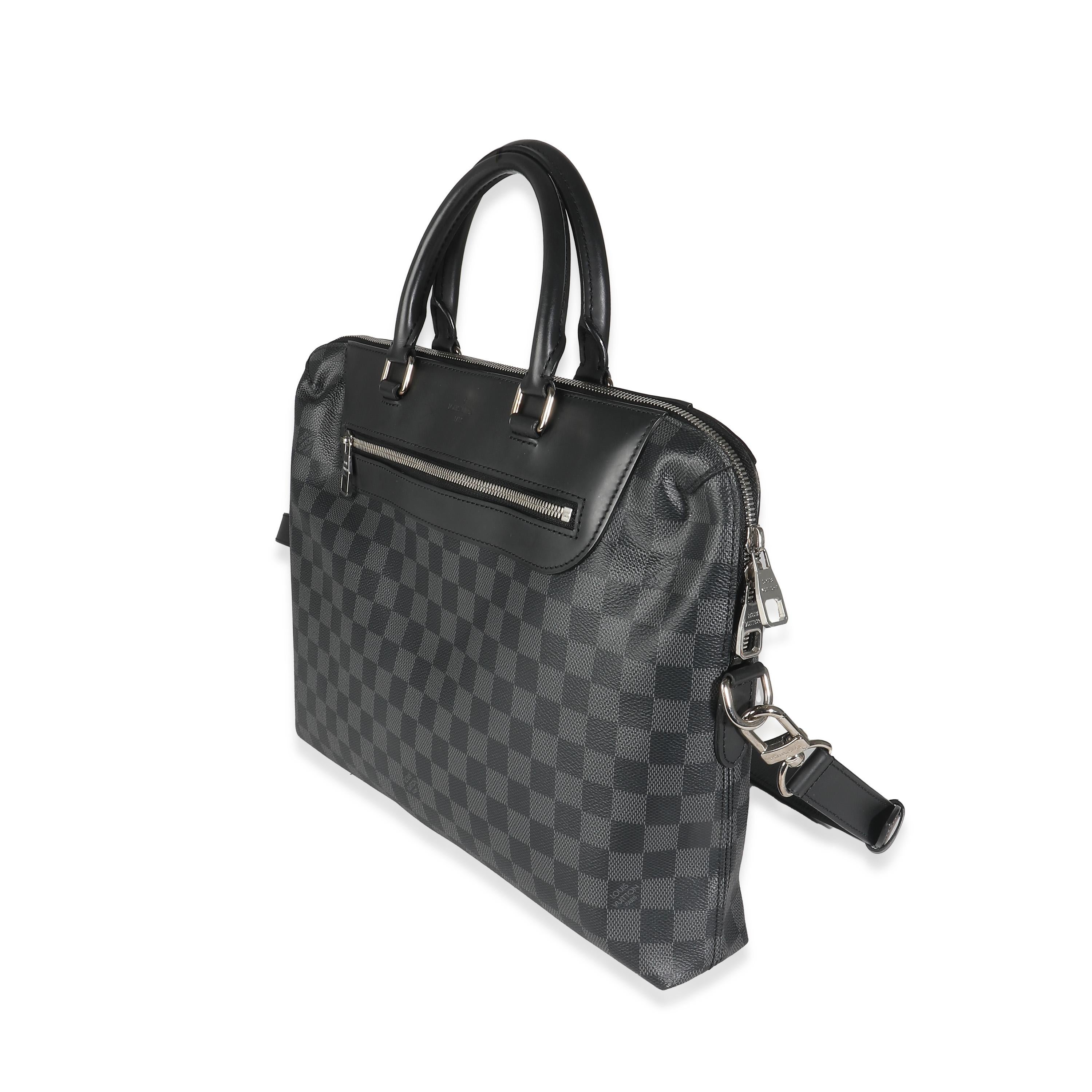 Louis Vuitton Damier Graphite Canvas Porte Documents Jour NM In Excellent Condition For Sale In New York, NY
