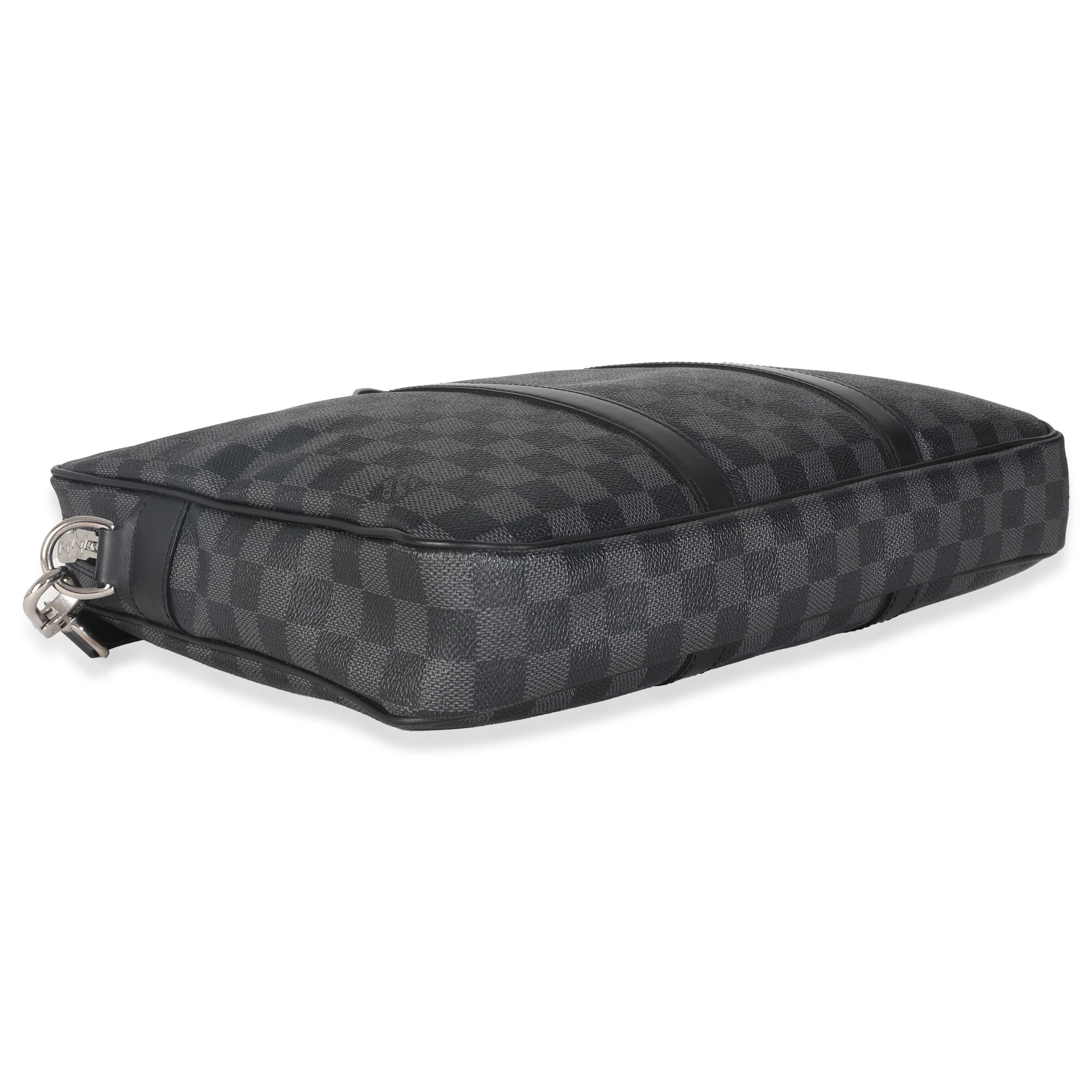 Louis Vuitton Damier Graphite Canvas Porte Documents PM For Sale 2