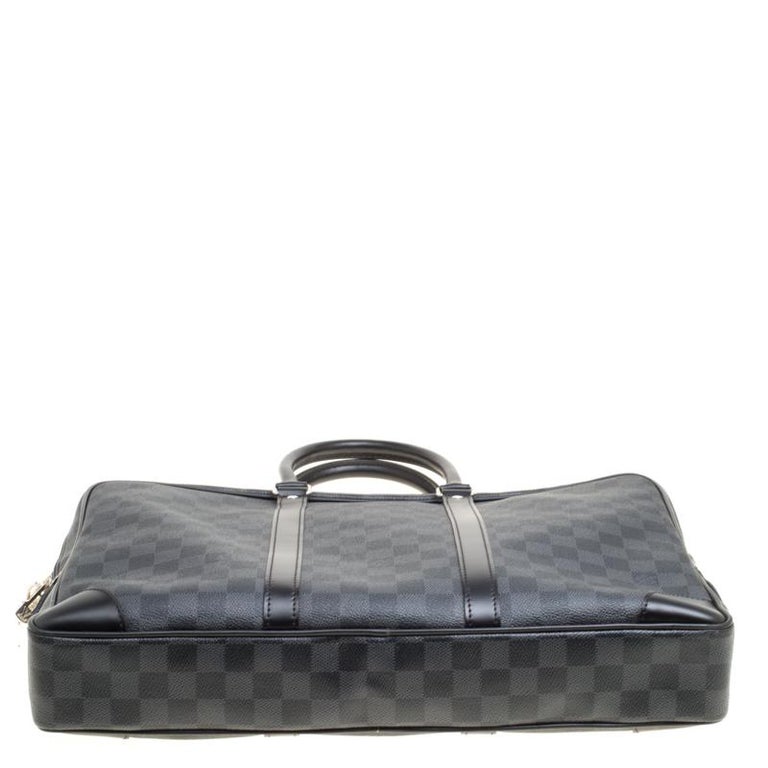 Louis Vuitton Damier Graphite Canvas Porte Documents Voyage Briefcase
