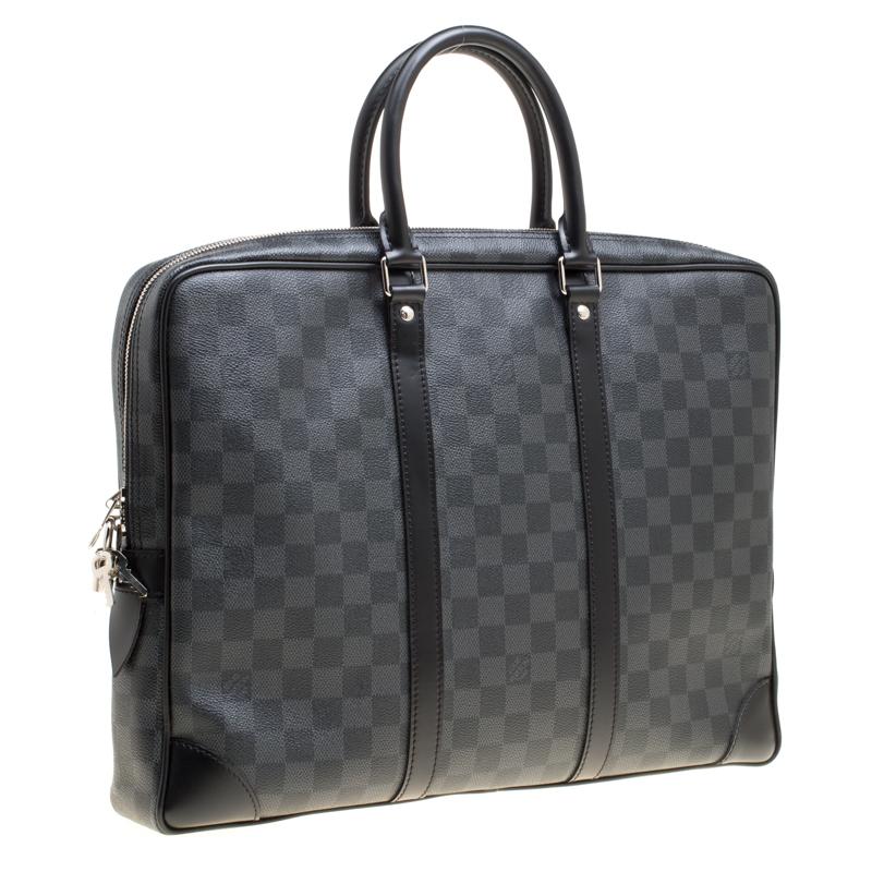 Louis Vuitton Damier Graphite Canvas Porte Documents Voyage Briefcase 4