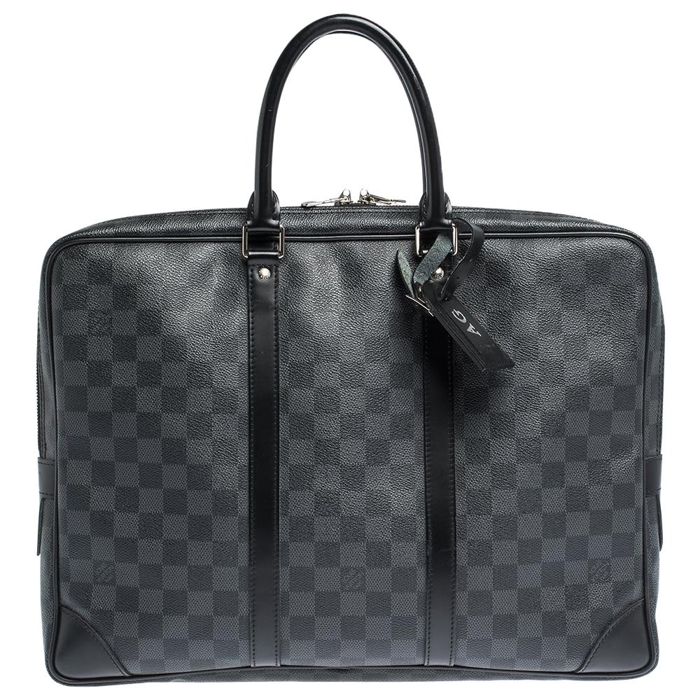 black louis vuitton briefcase