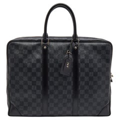 Porte Documents Voyage Damier Graphite Canvas - Men - New Formal