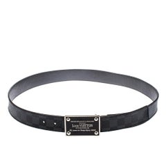 Louis Vuitton Damier Graphite Canvas Reversible Inventeur Belt 100 CM