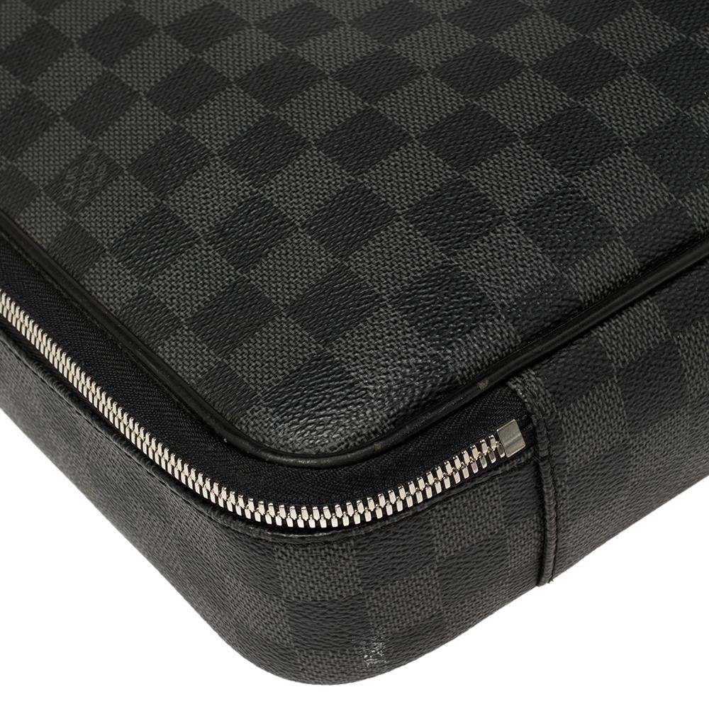 Louis Vuitton Damier Graphite Canvas Steeve Briefcase Bag 4