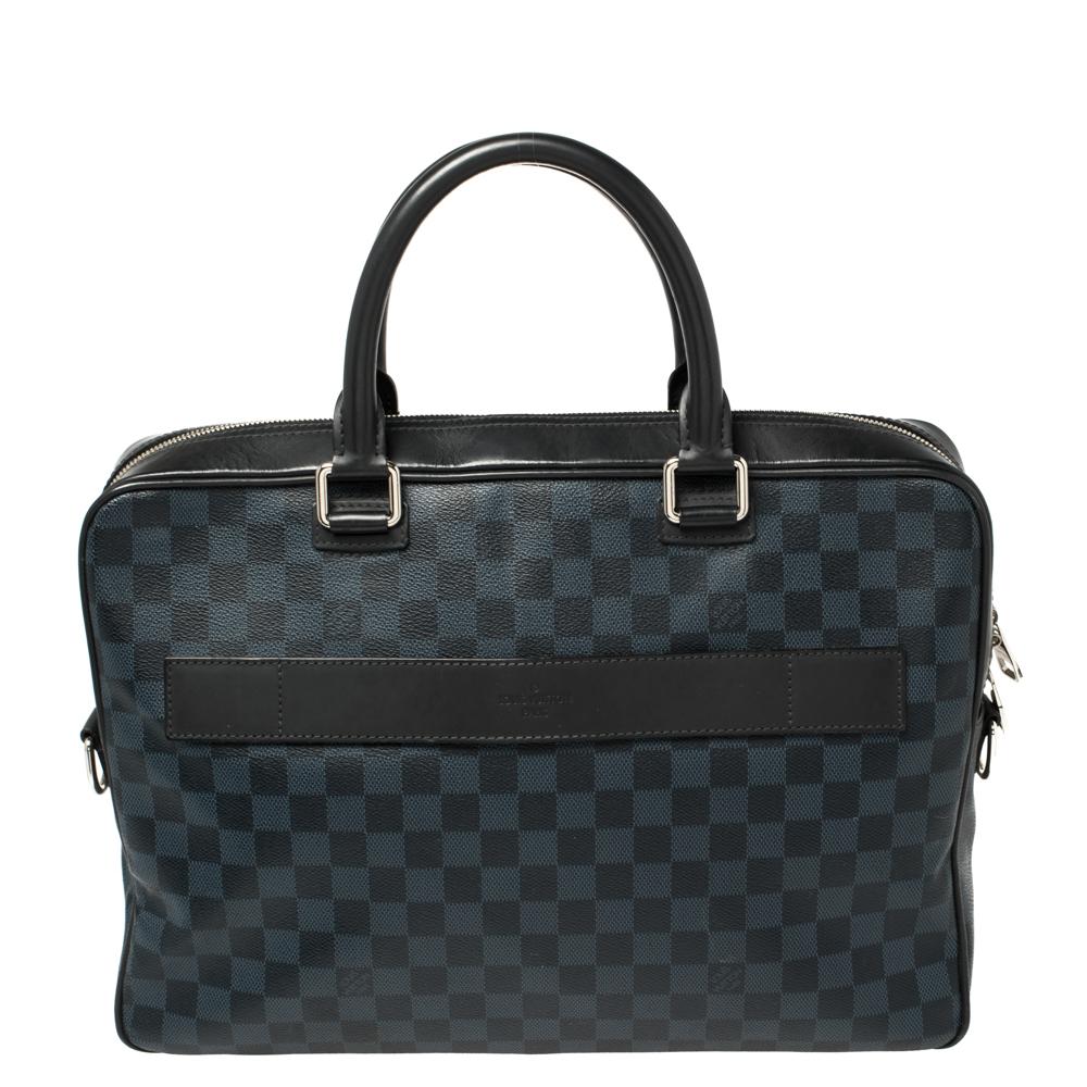 Louis Vuitton Damier Graphite Canvas Steeve Briefcase Bag In Good Condition In Dubai, Al Qouz 2