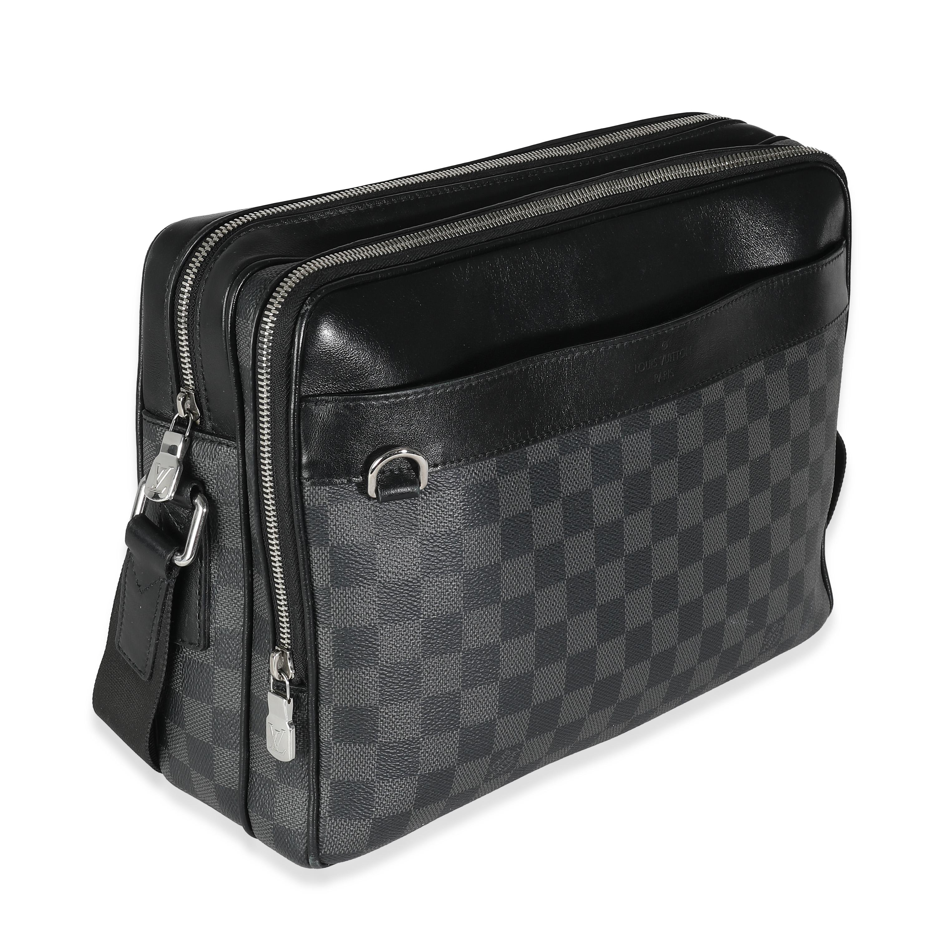 Black Louis Vuitton Damier Graphite Canvas Trocadero MM For Sale
