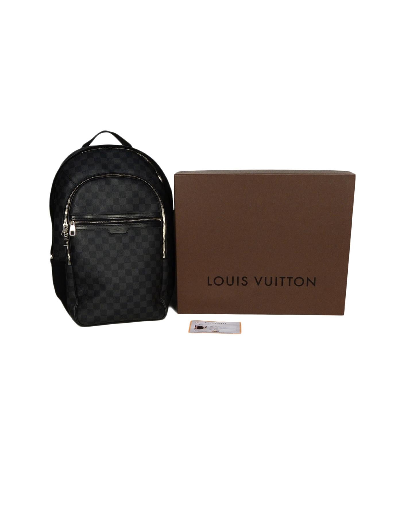 Louis Vuitton Damier Graphite Canvas Unisex Backpack 8