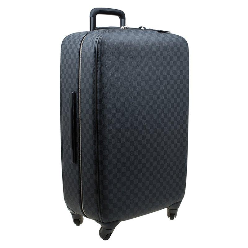 Noir Louis Vuitton Damier Graphite Canvas Zephyr 70 Valise à roulettes