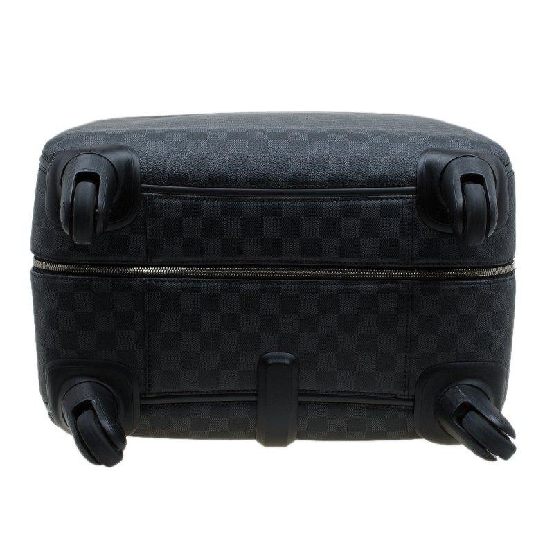 Louis Vuitton Damier Graphite Canvas Zephyr 70 Valise à roulettes Bon état à Dubai, Al Qouz 2