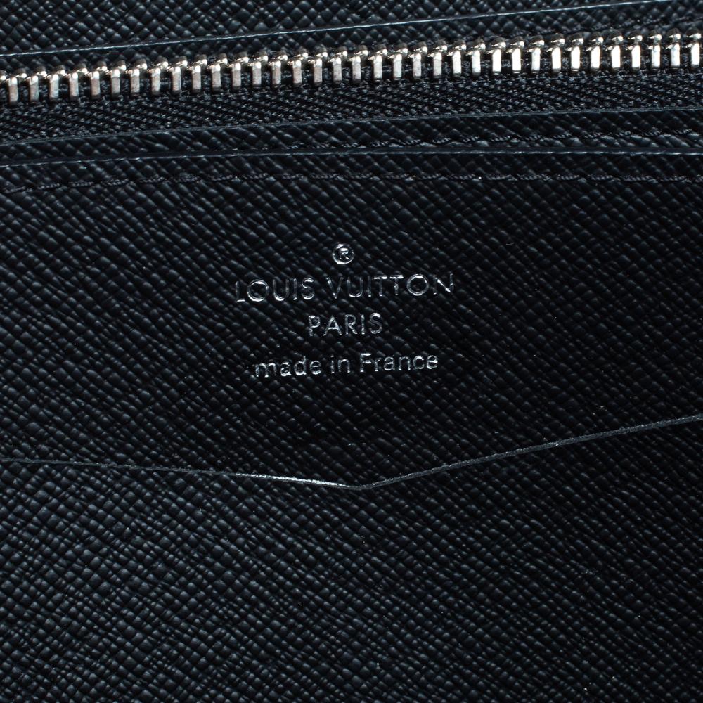Black Louis Vuitton Damier Graphite Canvas Zippy XL Wallet