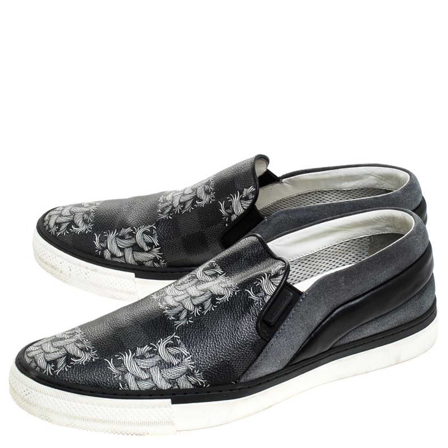 Louis Vuitton Damier Graphite Canvasr Nemeth Twister Slip On