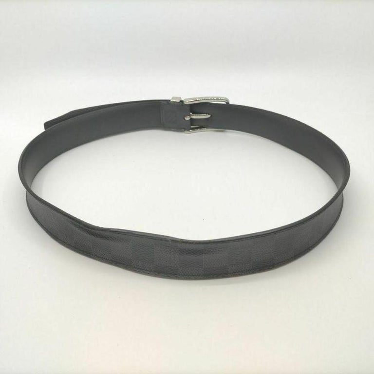 Louis Vuitton 2018 Taïga Pont Neuf 35MM Belt - Black Belts
