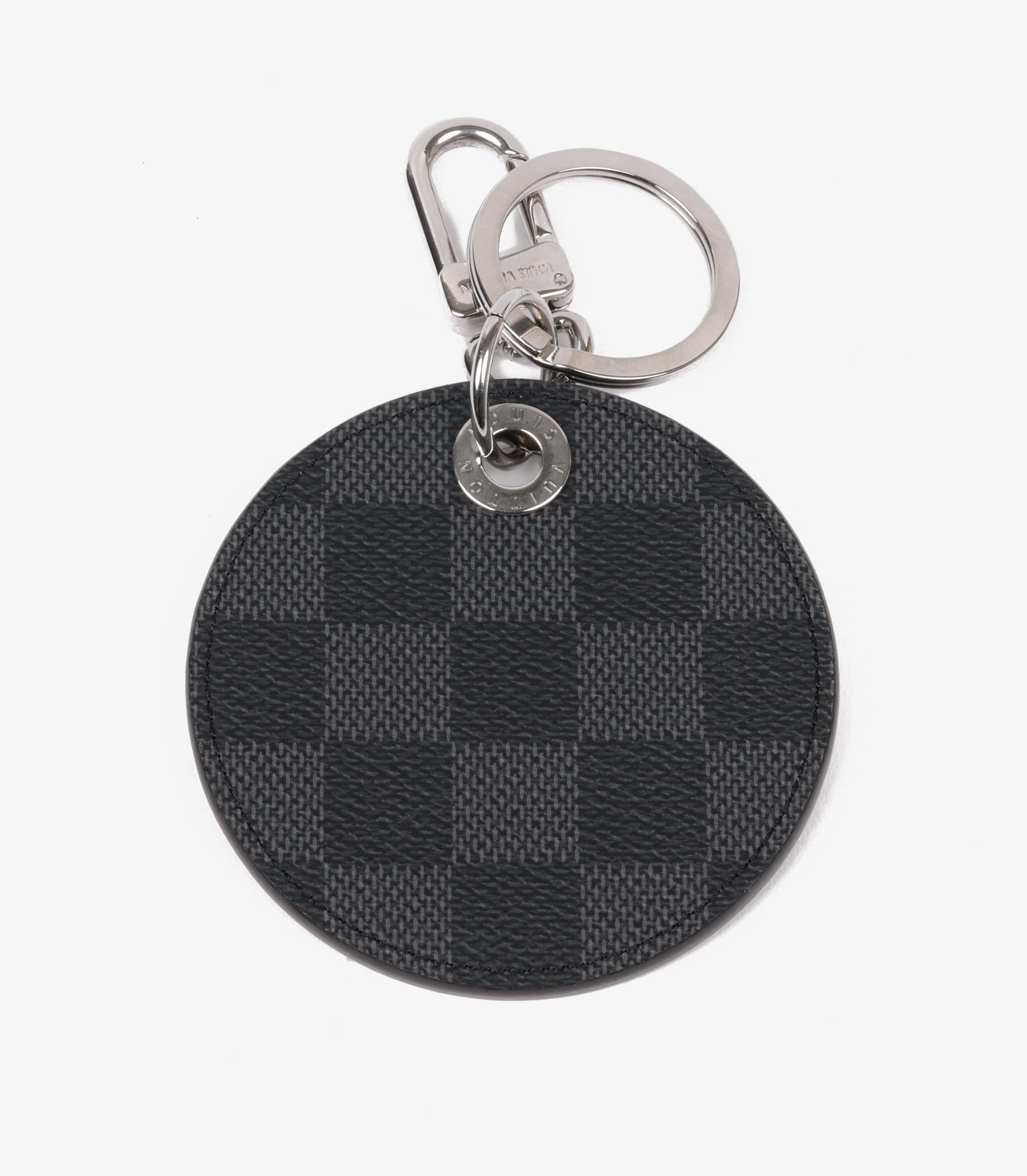 Louis Vuitton Damier Graphite Coated Canvas Alps Bag Charm And Key Holder In Excellent Condition For Sale In Bishop's Stortford, Hertfordshire