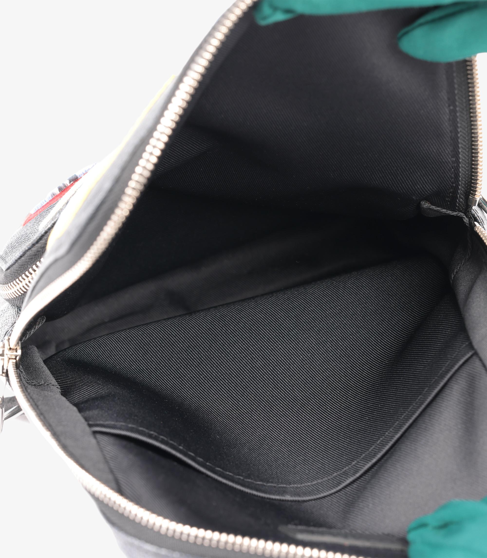 Louis Vuitton Damier Graphite Coated Canvas Alps Patches Avenue Sling Bag 4