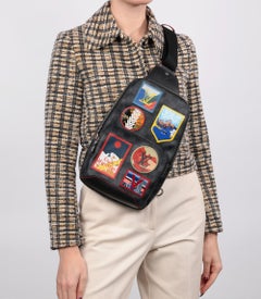 Louis Vuitton Damier Graphite Coated Canvas Alps Patches Avenue Sling Bag