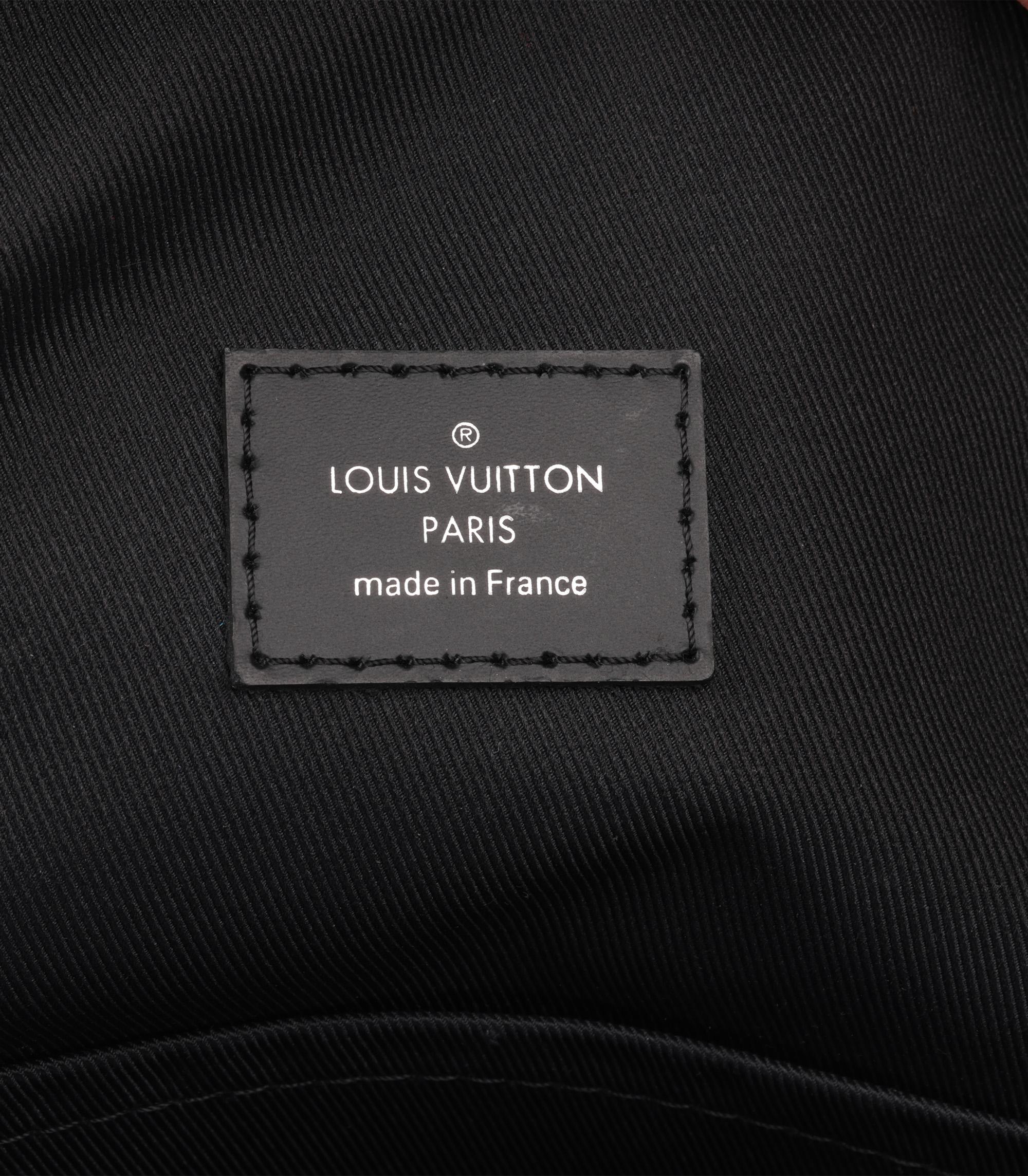 Louis Vuitton - Sac à main Alps Patches Avenue en toile enduite damier graphite en vente 4