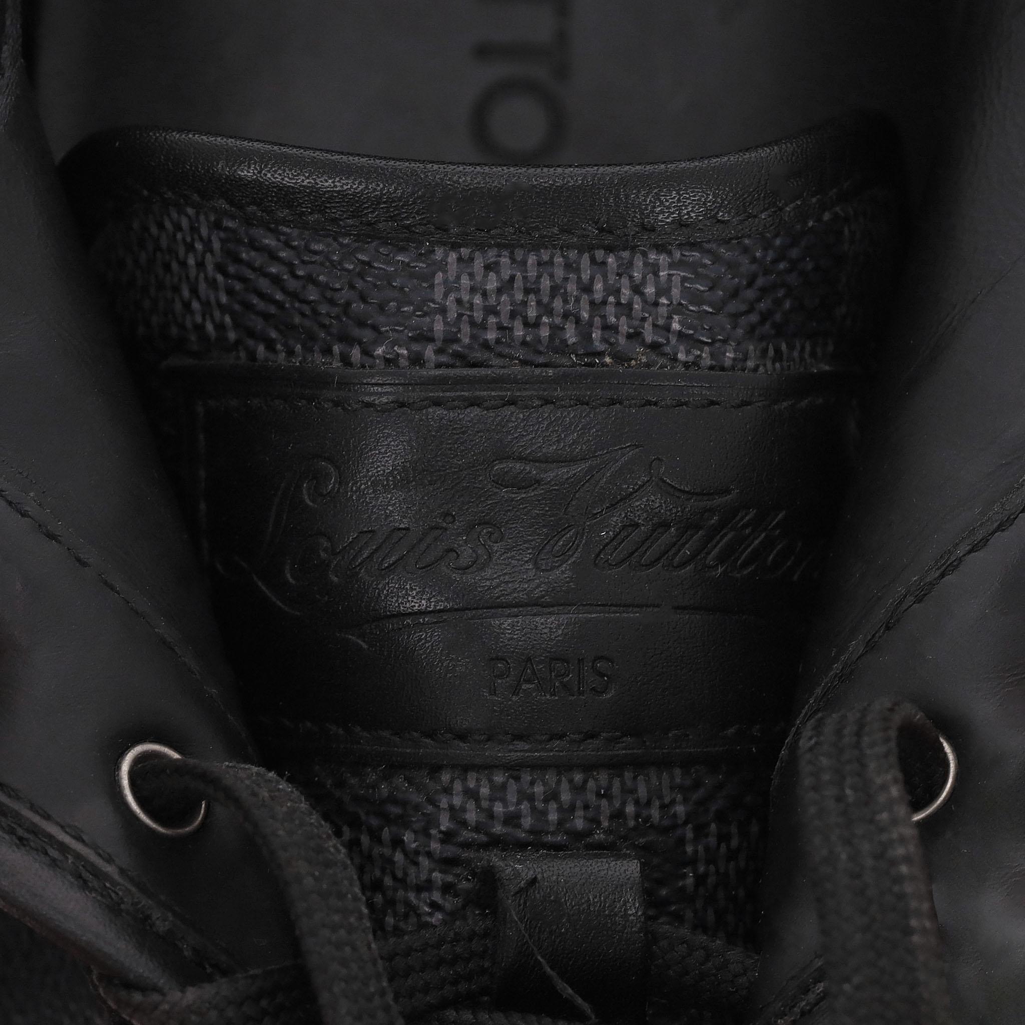 Louis Vuitton Damier Graphite Coated Canvas &Leather Sneakers 1