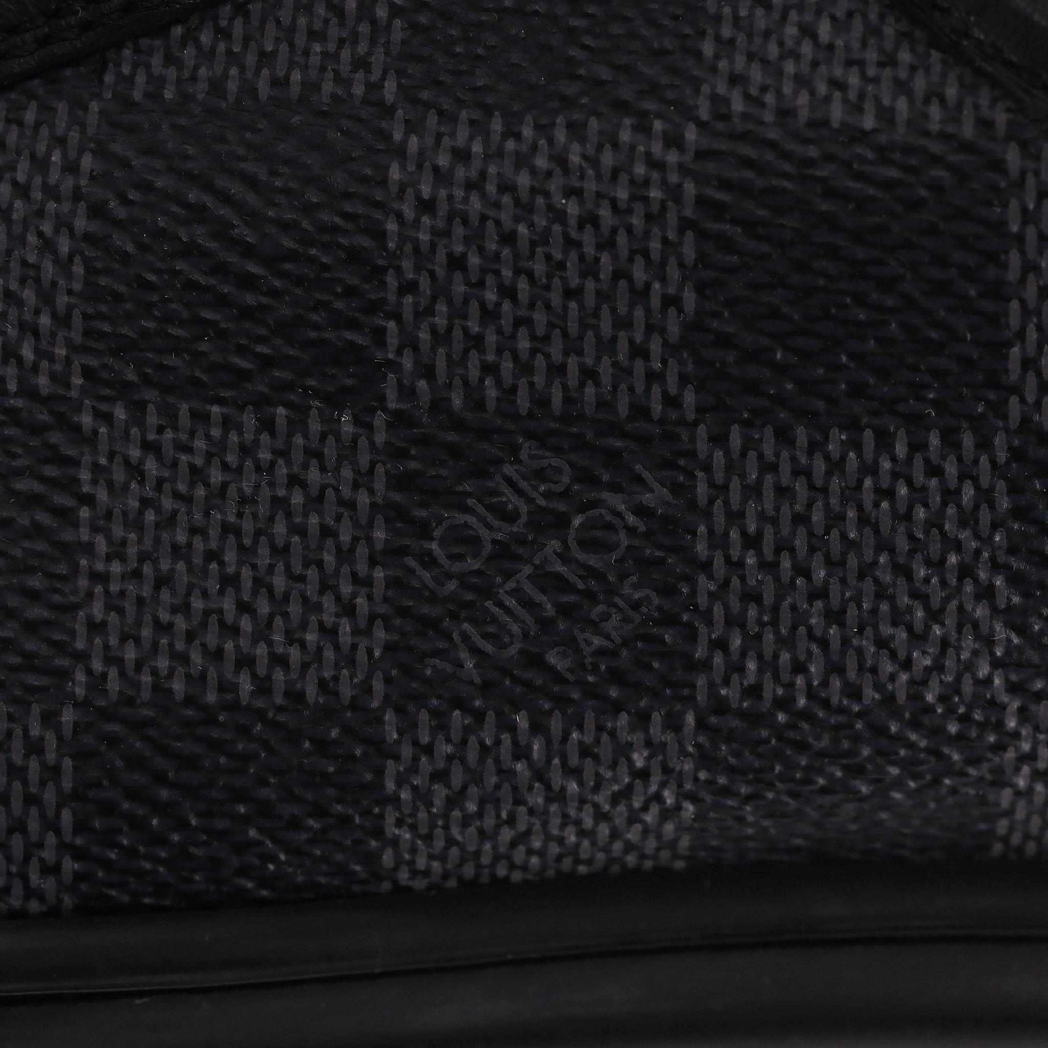 Louis Vuitton Damier Graphite Coated Canvas &Leather Sneakers 2
