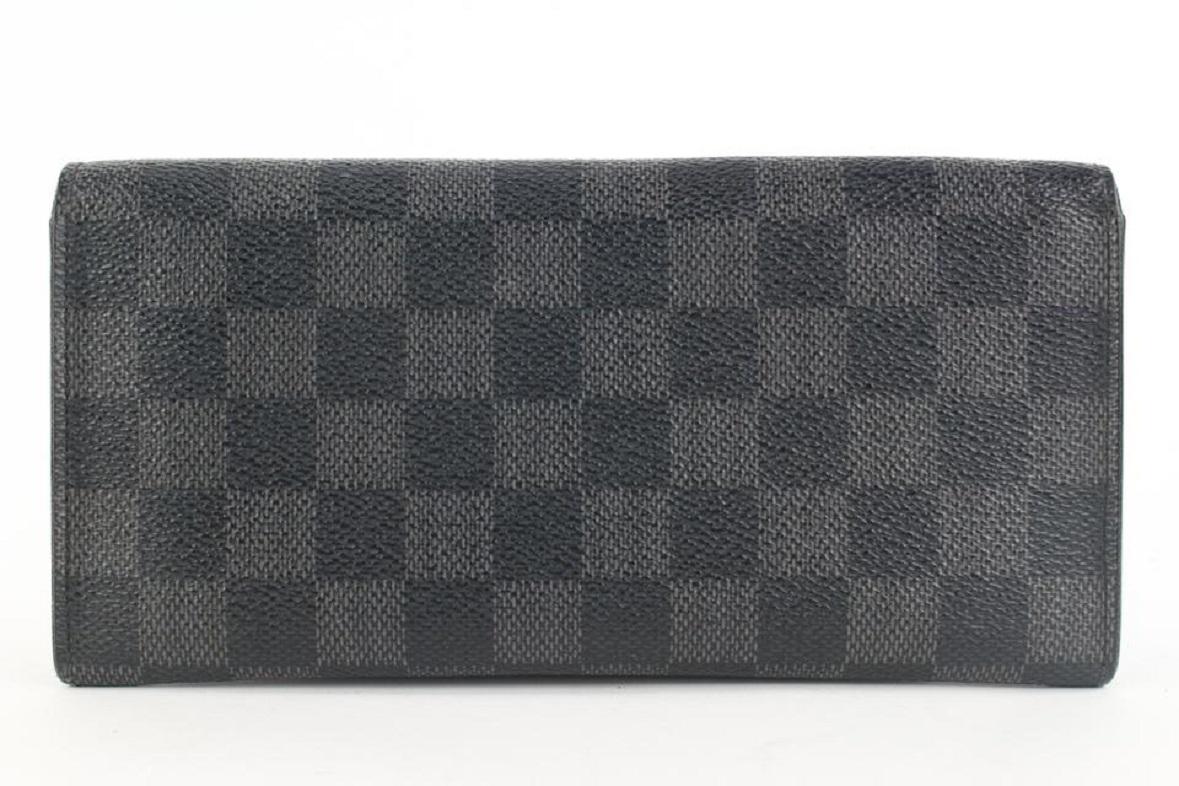 Louis Vuitton - Portefeuille compact modulable en damier et graphite 850 étagères48 en vente 2