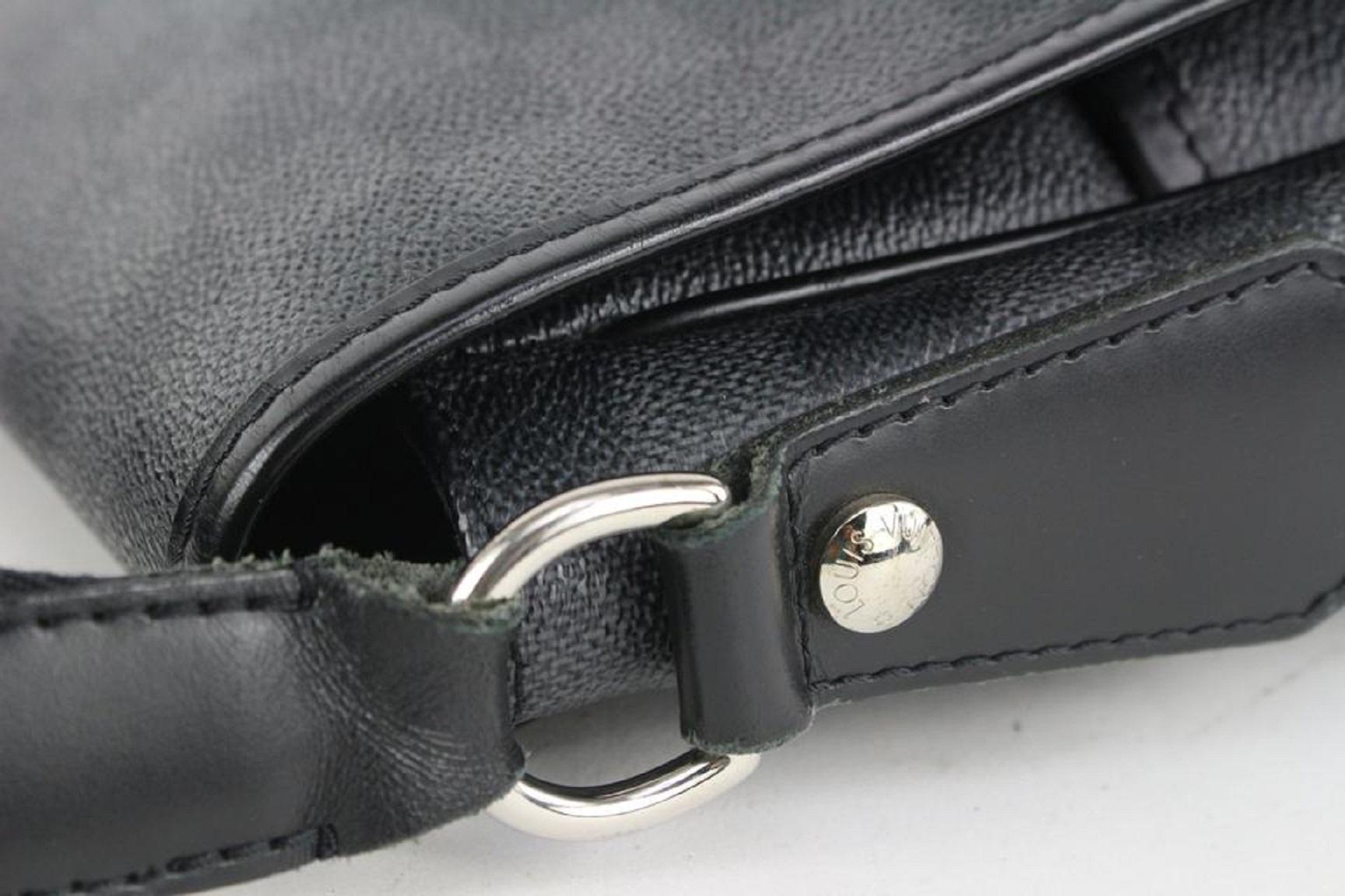 Louis Vuitton Damier Graphite Daniel GM Messenger Flap Bag 105lv12 4