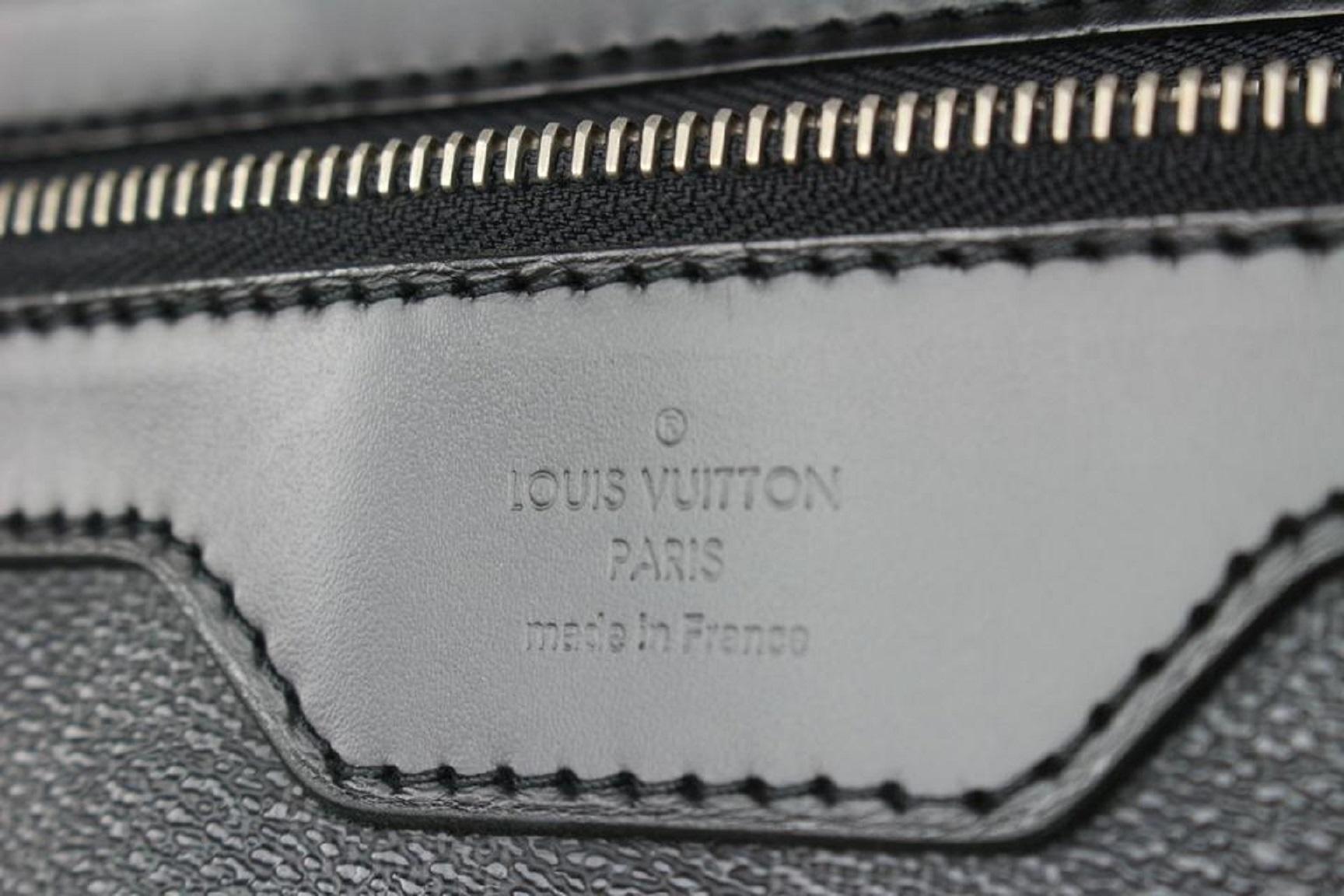 Louis Vuitton Damier Graphite Daniel GM Messenger Flap Bag 105lv12 In Good Condition In Dix hills, NY