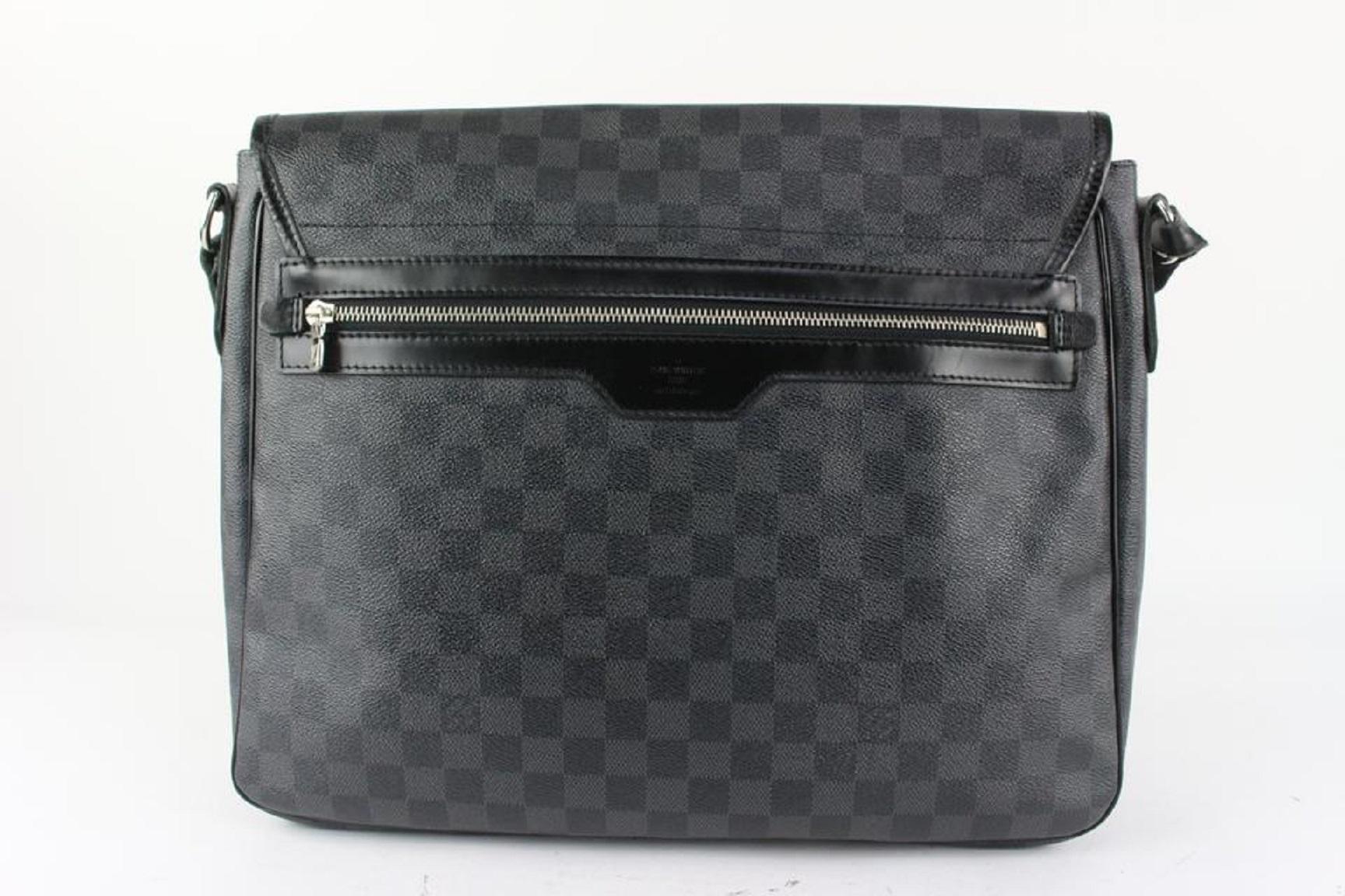 Louis Vuitton Damier Graphite Daniel GM Messenger Flap Bag 105lv12 1