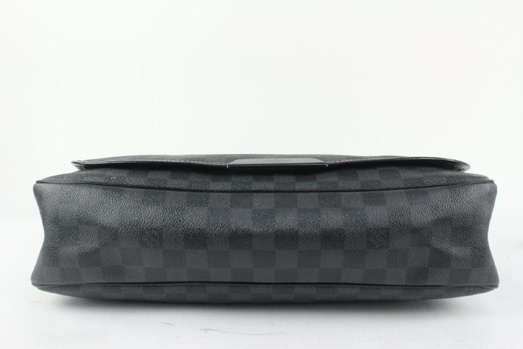 Louis Vuitton Damier Graphite Daniel GM Messenger Flap Bag 105lv12 2