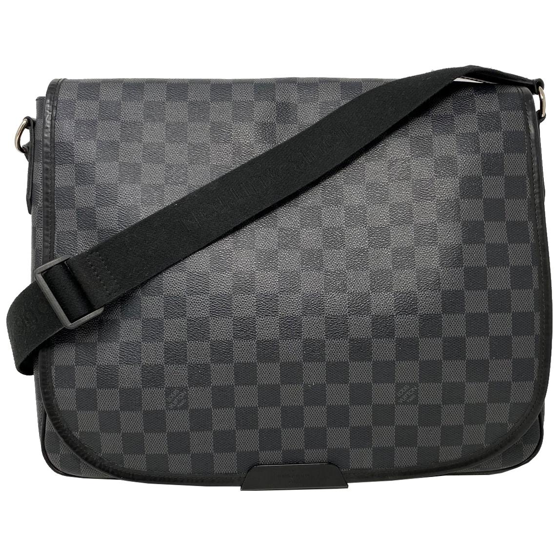 Louis Vuitton District PM Messenger Bag Damier Graphite Black in Canvas  with Silver-tone - US