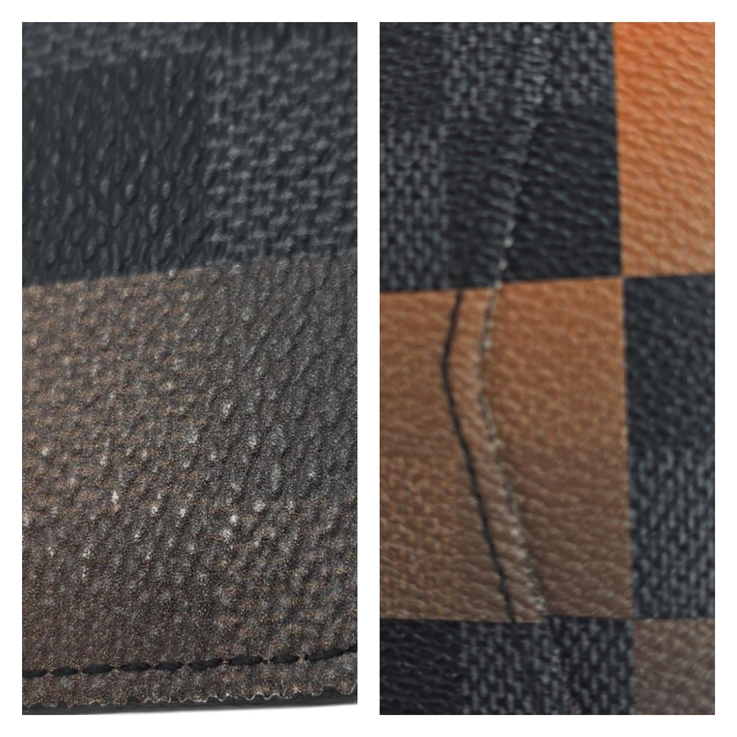 Louis Vuitton Damier Graphite Giant Pocket Organizer Orange 2