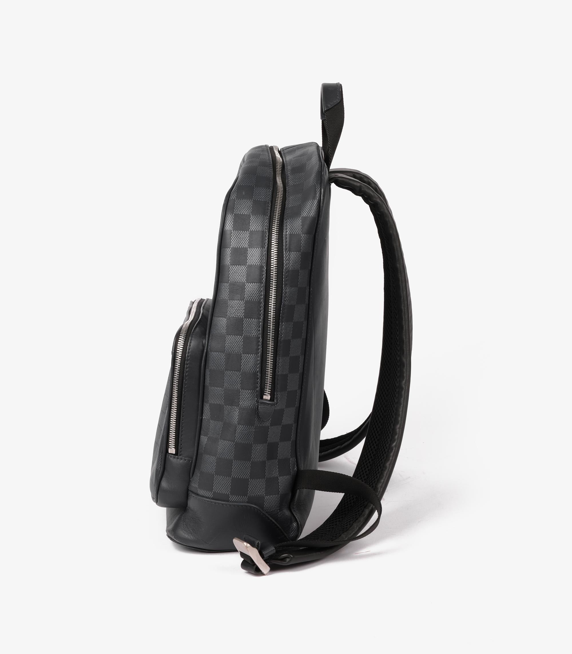Women's or Men's Louis Vuitton Damier Graphite Ifini Calfskin Leather Campus Backpack For Sale