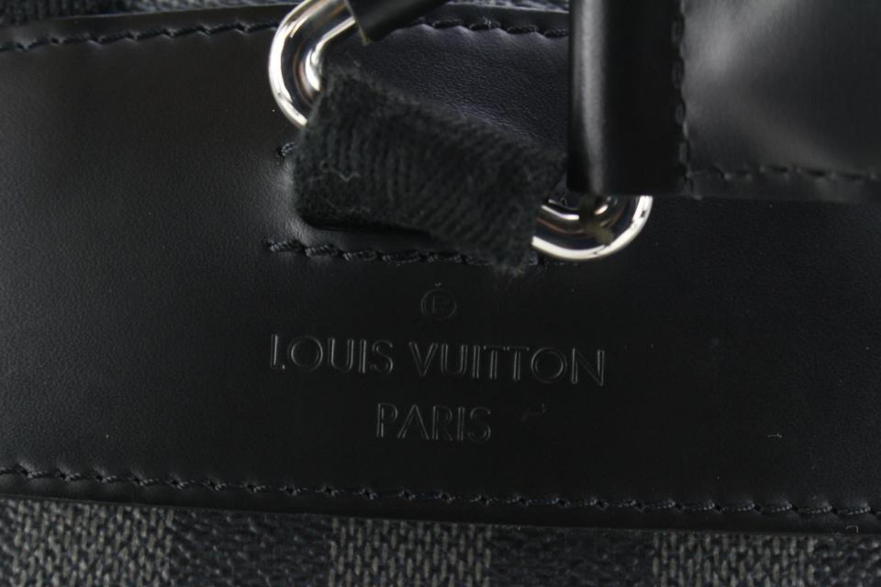 Black Louis Vuitton Damier Graphite Josh Backpack 67lz614s For Sale